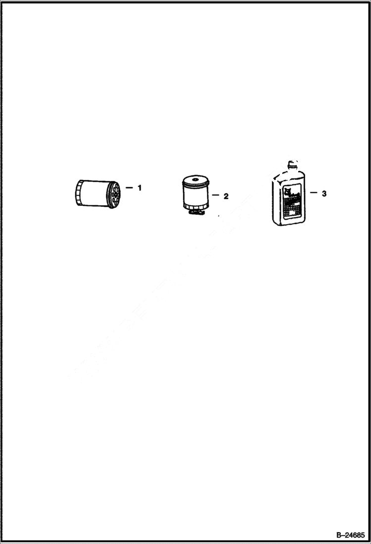 Схема запчастей Bobcat BL370 - MAINTENANCE SCHEDULE MAINTENANCE ITEMS