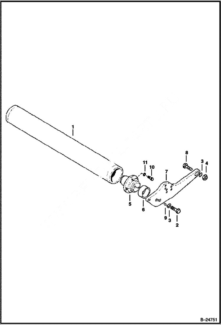 Схема запчастей Bobcat FLAIL CUTTER - FLAIL CUTTER (Roller) (FC175) (FC200) Loader