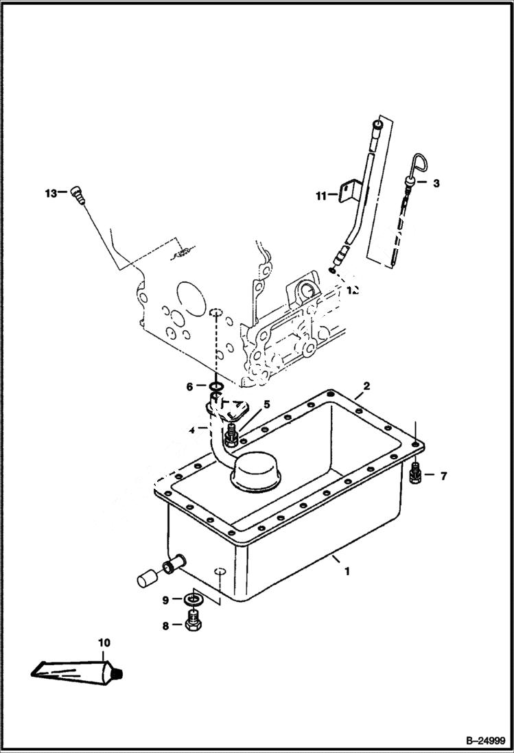 Схема запчастей Bobcat Mini Tracks Loaders - OIL PAN POWER UNIT