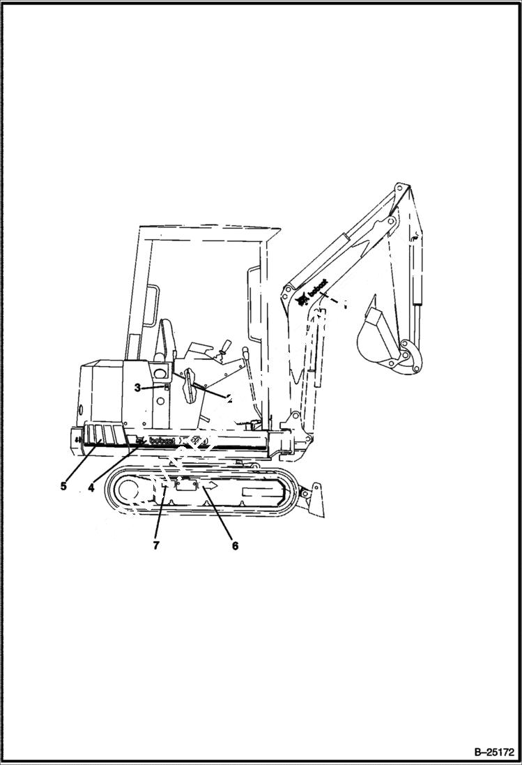 Схема запчастей Bobcat 220 - DECALS ACCESSORIES & OPTIONS