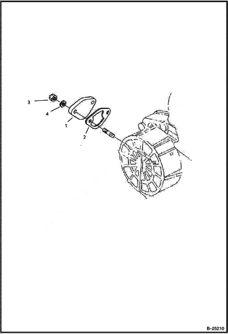 Схема запчастей Bobcat BL275 - COVER Tier II 5730 11001 & Above POWER UNIT