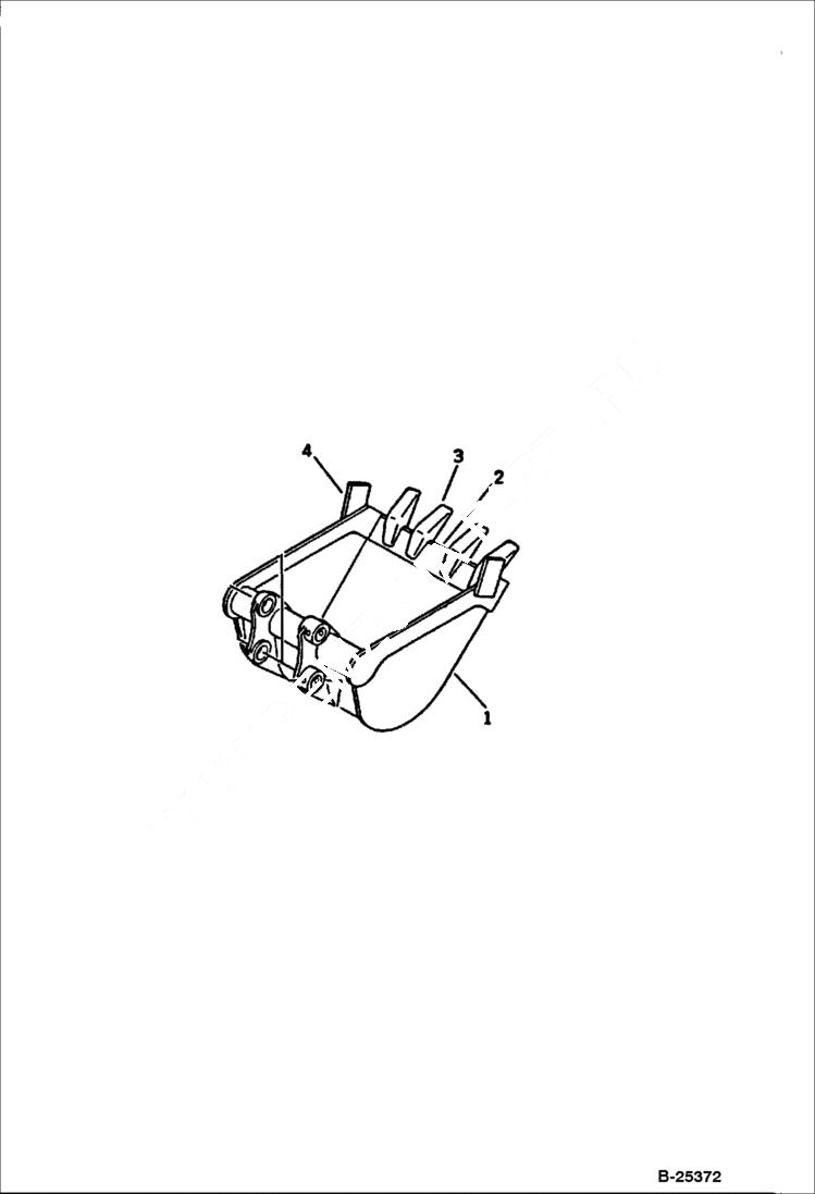 Схема запчастей Bobcat BUCKETS - BUCKET (56) Экскаваторы