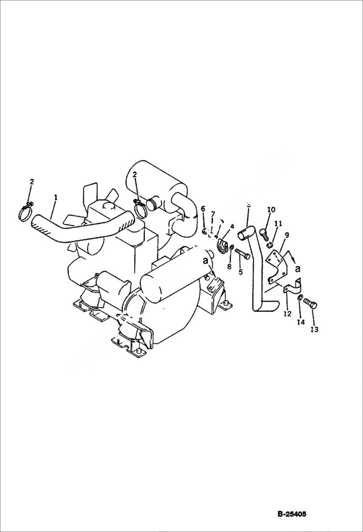 Схема запчастей Bobcat 76 - ENGINE RELATED PARTS ENGINE RELATED PARTS AND ELECTRICAL SYSTEM