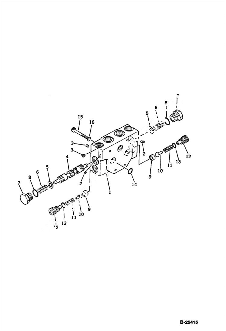 Схема запчастей Bobcat 76 - TRAVEL MOTOR (3/3) TRAVEL AND FINAL DRIVE
