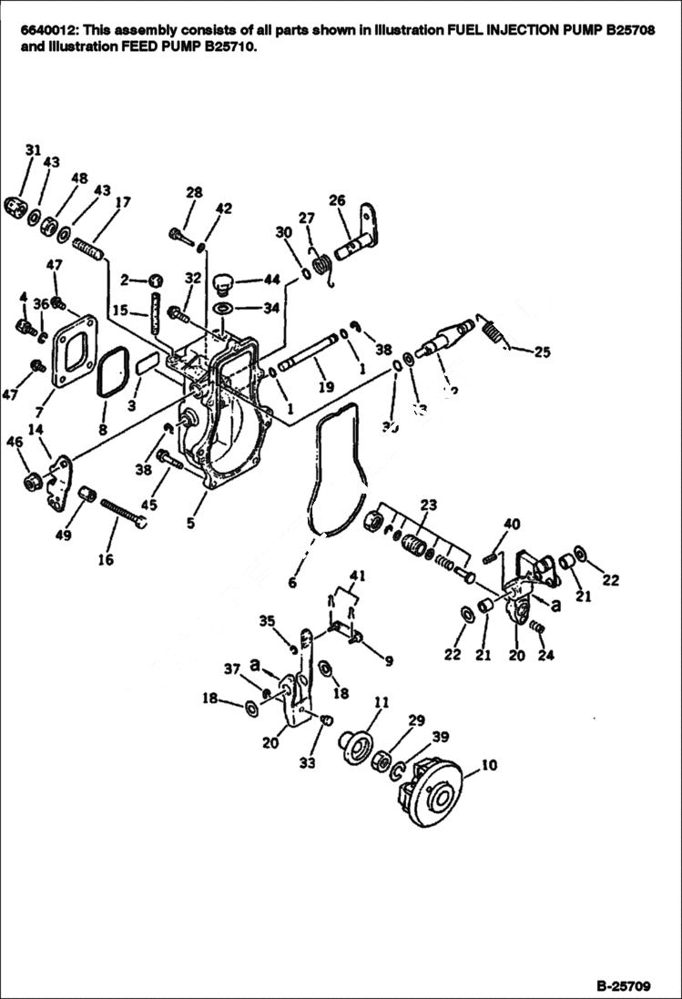 Схема запчастей Bobcat 116 - GOVERNOR FUEL SYSTEM
