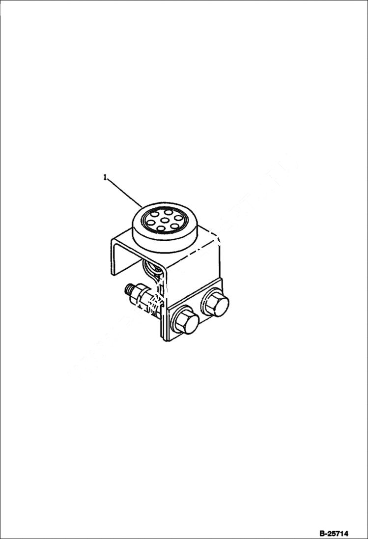 Схема запчастей Bobcat 116 - HEATER SIGNAL ELECTRICAL SYSTEM