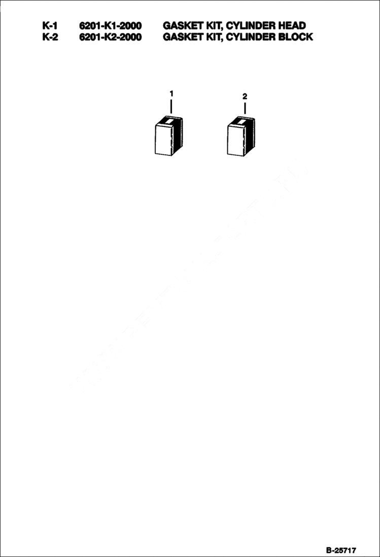 Схема запчастей Bobcat 116 - KIT TOOL AND KIT