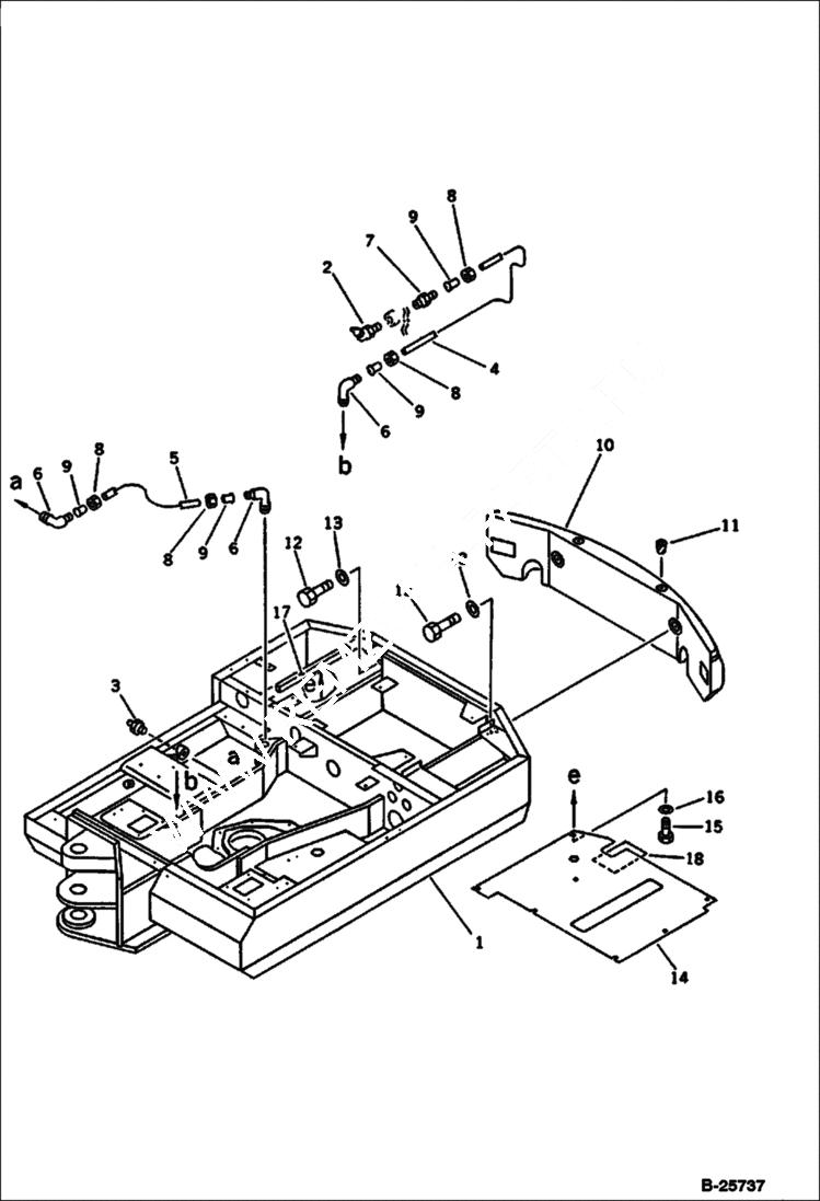 Схема запчастей Bobcat 116 - REVOLVING FRAME CONTROL SYSTEM AND REVOLVING FRAME
