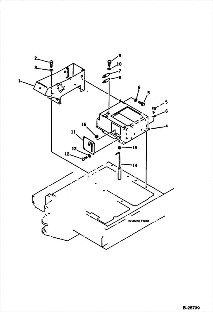 Схема запчастей Bobcat 116 - FLOOR 2/2 GUARD