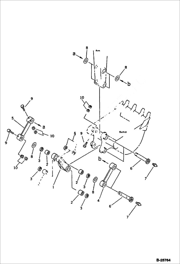 Схема запчастей Bobcat 116 - LINK WORK EQUIPMENT