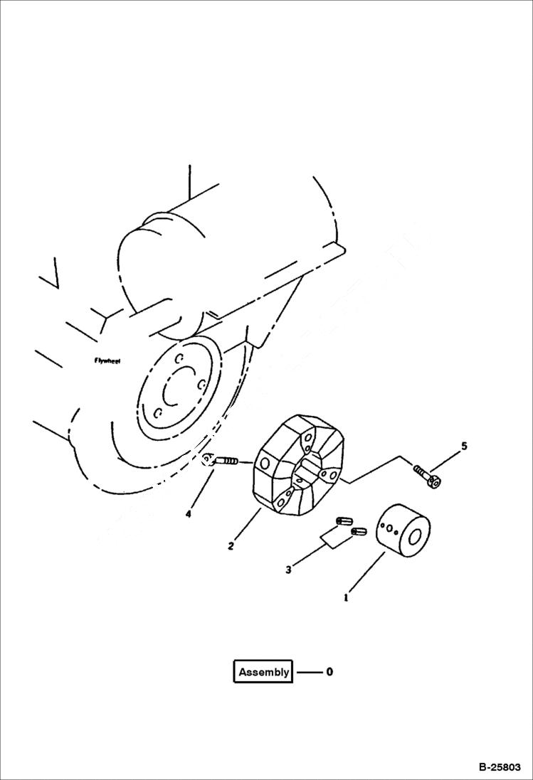 Схема запчастей Bobcat 116 - POWER TAKE OFF ENGINE RELATED PARTS AND ELECTRICAL SYSTEM