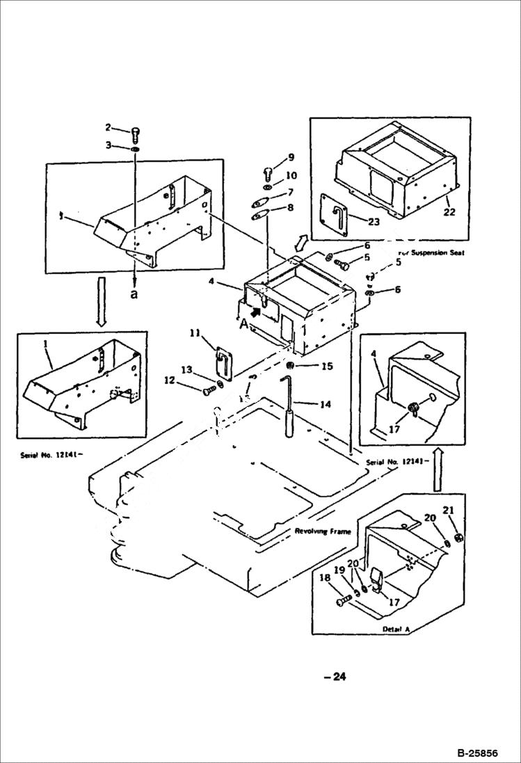 Схема запчастей Bobcat 116 - FLOOR (2/2) GUARD