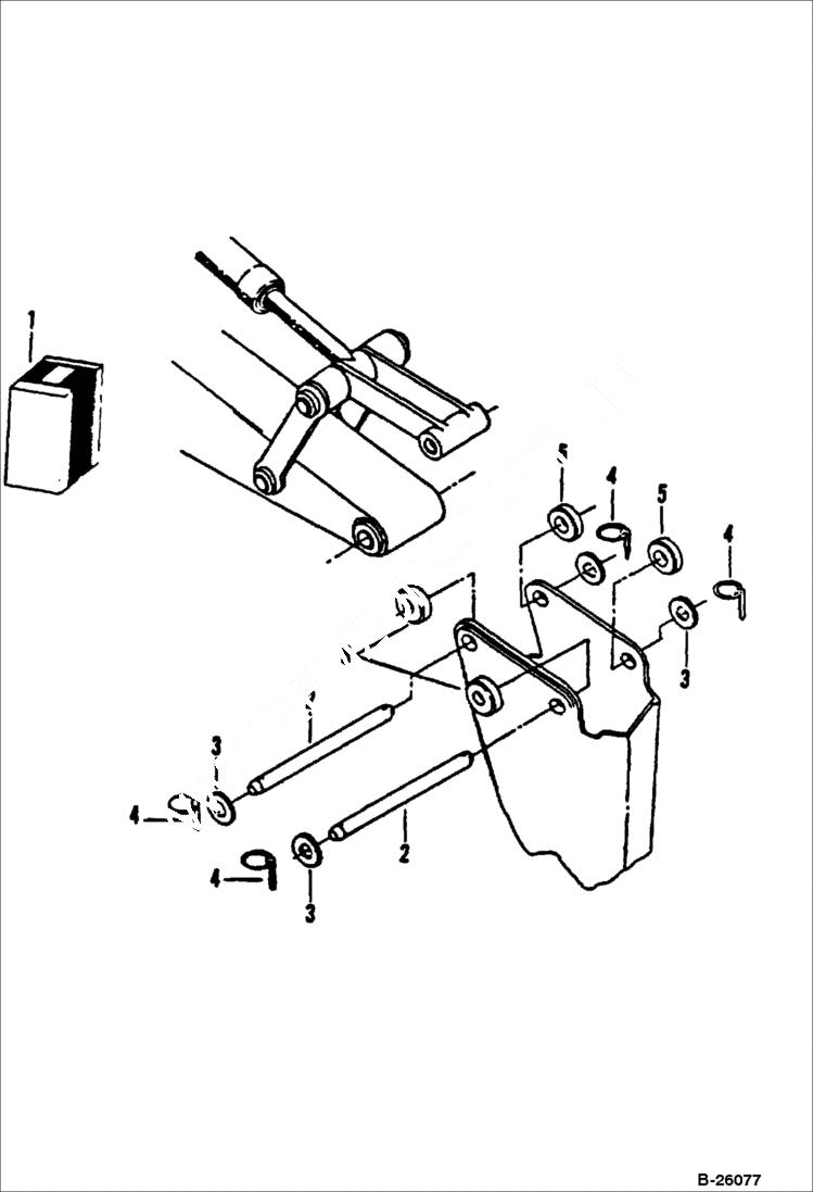 Схема запчастей Bobcat BREAKERS - BREAKER (Mounting Kit) (2500) (Use on 116) Экскаваторы