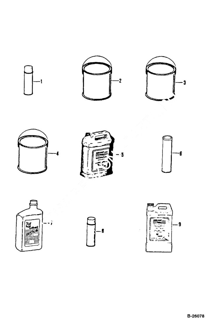 Схема запчастей Bobcat 116 - BULK ITEMS BULK ITEMS