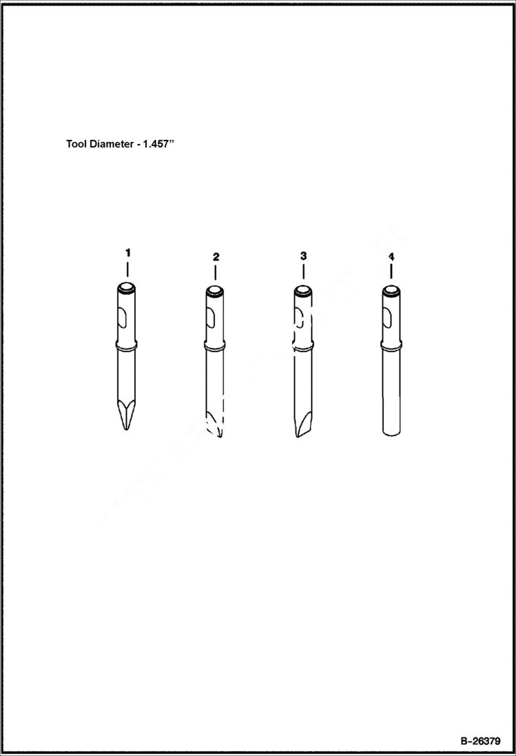Схема запчастей Bobcat BREAKERS - BREAKER (Breaker Tools) (HB280) Loader