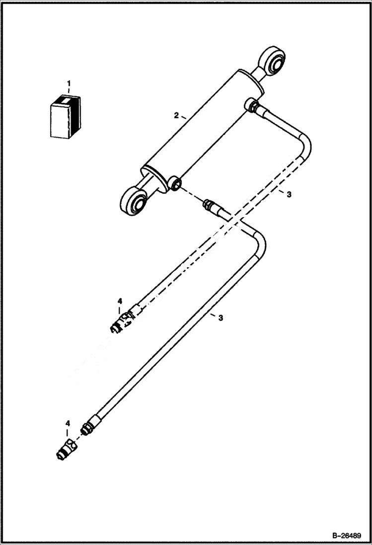 Схема запчастей Bobcat SILT FENCE INSTALLER - SILT FENCE INSTALLER Hydraulic Top Link Loader