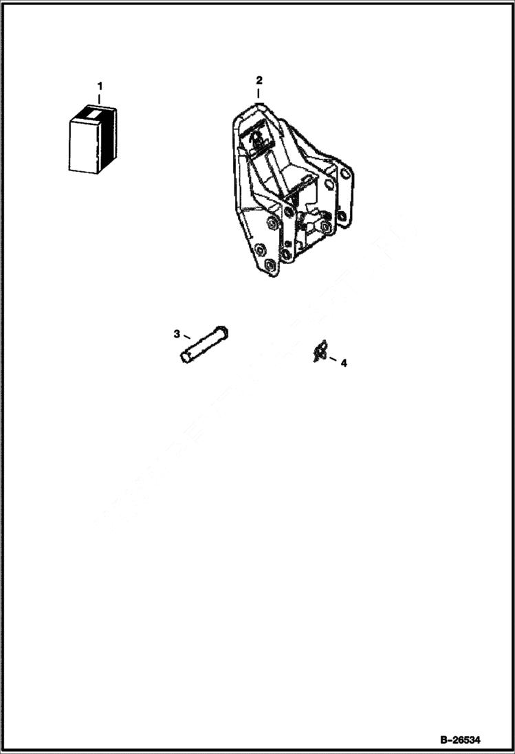 Схема запчастей Bobcat 2300 - ATTACHMENT INTERFACE KIT ACCESSORIES & OPTIONS