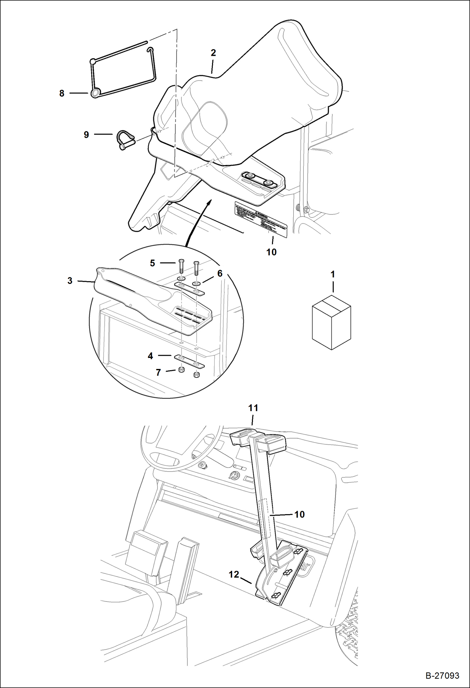 Схема запчастей Bobcat 2200 - GUN RACKS ACCESSORIES & OPTIONS
