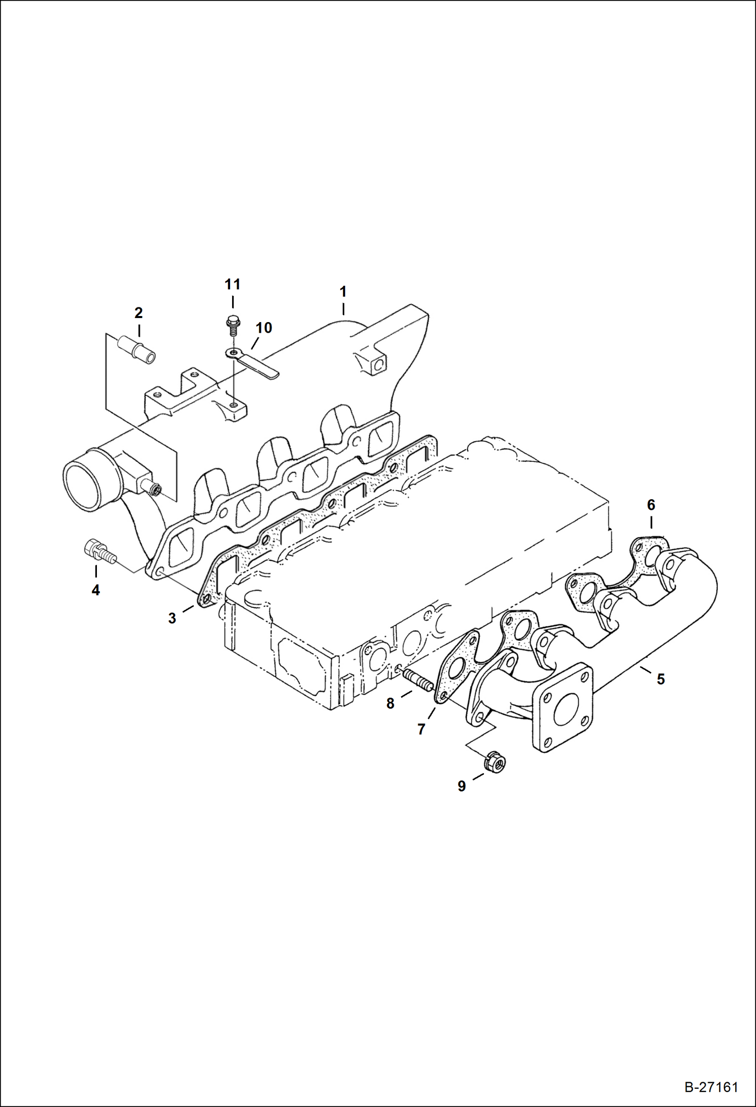 Схема запчастей Bobcat 430 - MANIFOLDS POWER UNIT