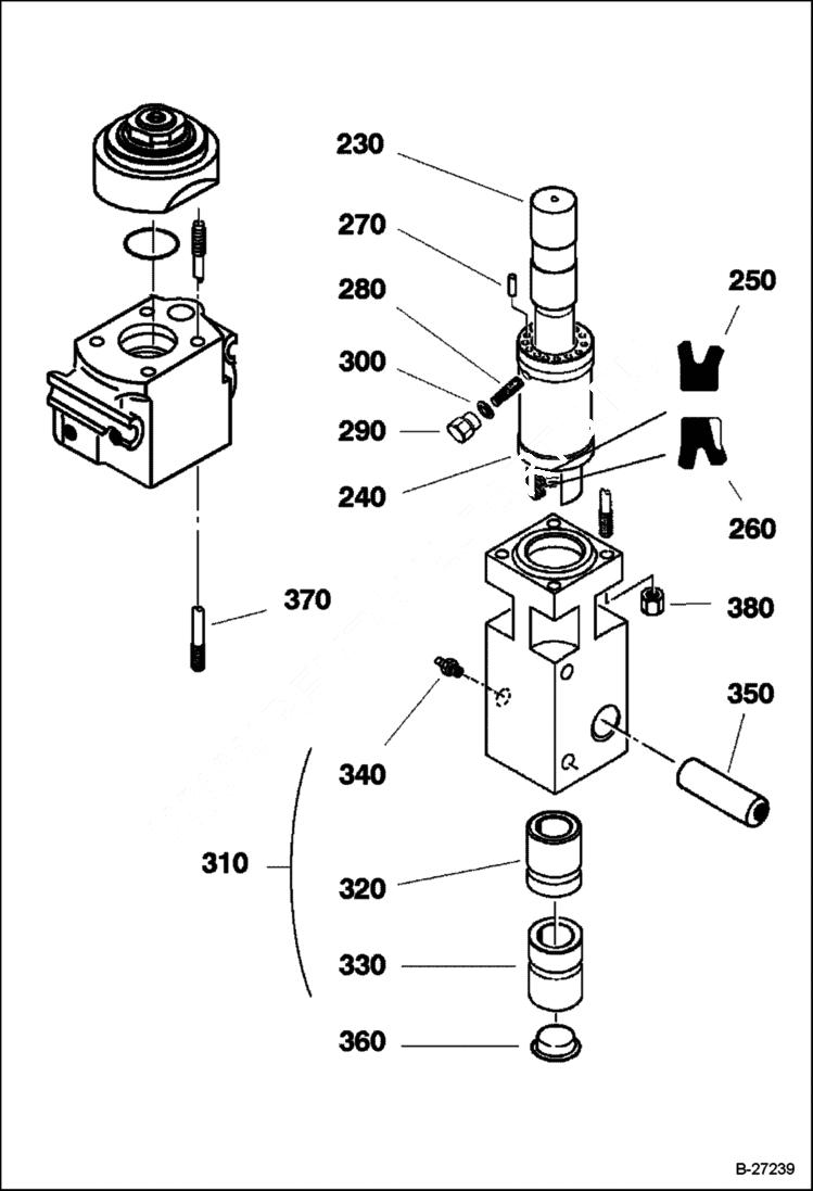 Схема запчастей Bobcat BREAKERS - BREAKER - B500 (EUROPE ONLY) Экскаваторы
