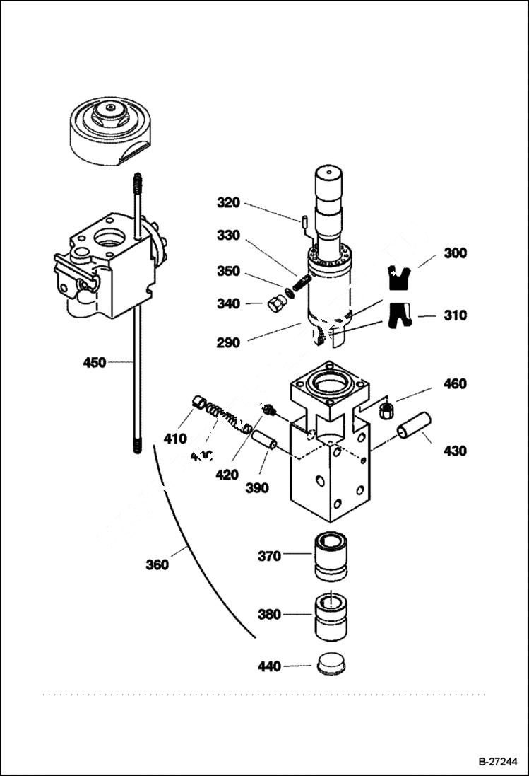 Схема запчастей Bobcat BREAKERS - BREAKER - B600 (EUROPE ONLY) Экскаваторы