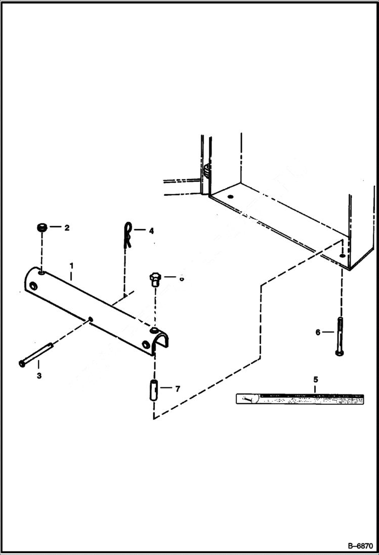 Схема запчастей Bobcat 900s - LIFT ARM STOP ACCESSORIES & OPTIONS