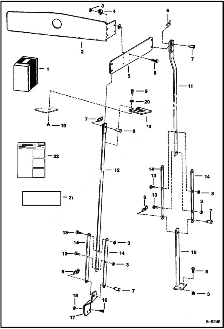 Схема запчастей Bobcat Articulated Loaders - SINGLE POINT LIFT ACCESSORIES & OPTIONS