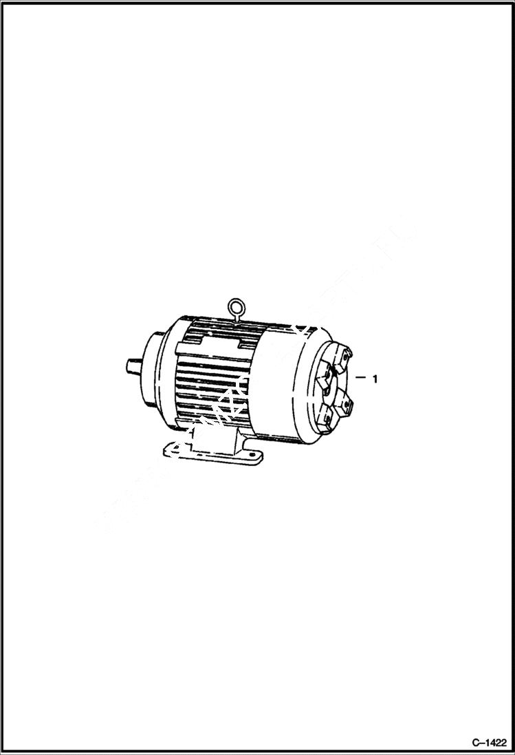 Схема запчастей Bobcat 500s - ELECTRIC MOTORS ELECTRICAL SYSTEM