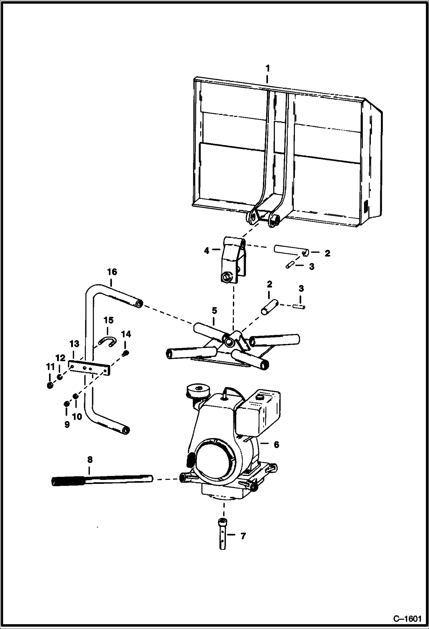 Схема запчастей Bobcat AUGERS - AUGER (Ground Hog Auger Mtg) Loader