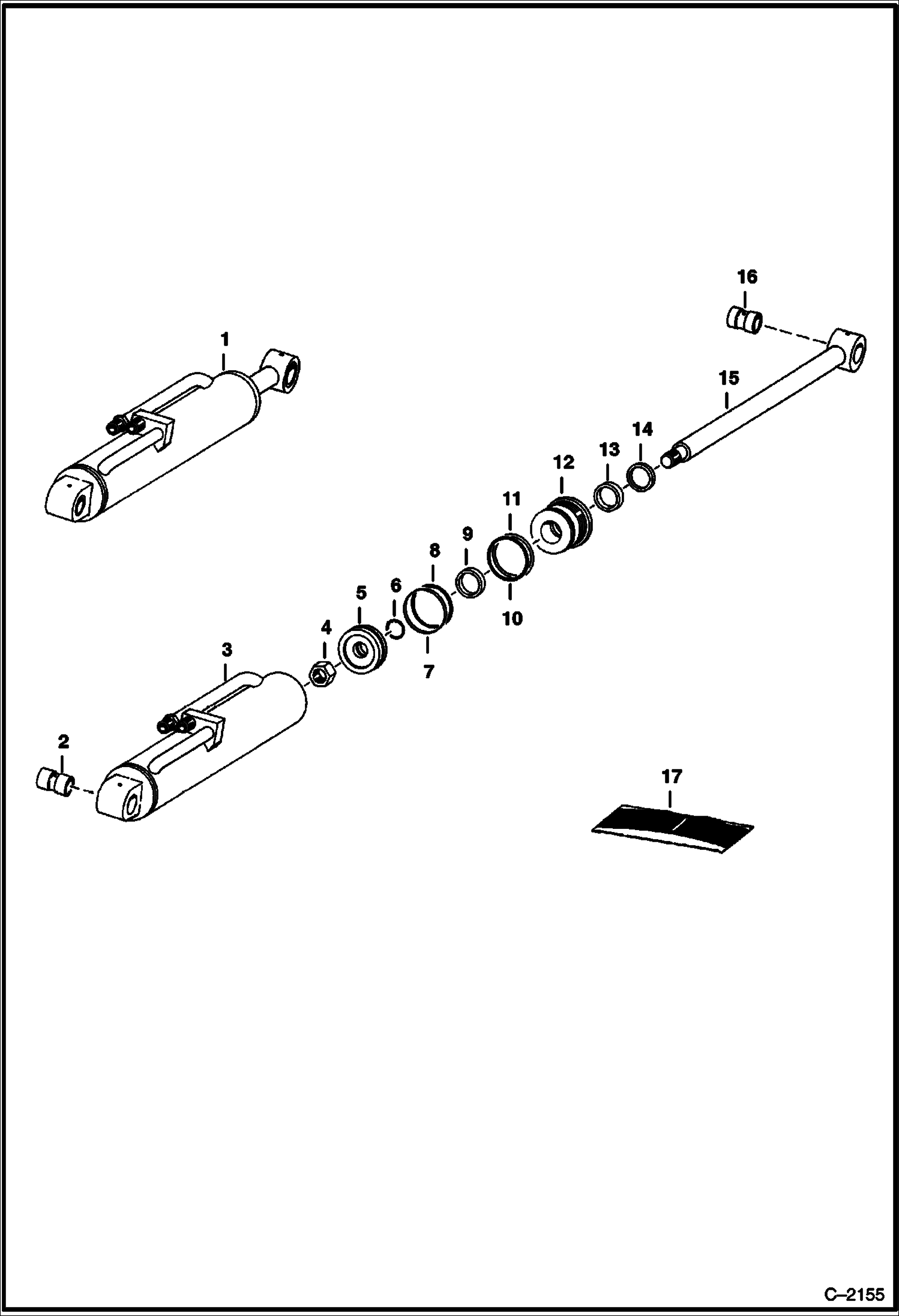 Схема запчастей Bobcat BACKHOE - BACKHOE (Boom Cylinder) (Rodgers or Sierra) (910) (825 Only) 910 BACKHOE