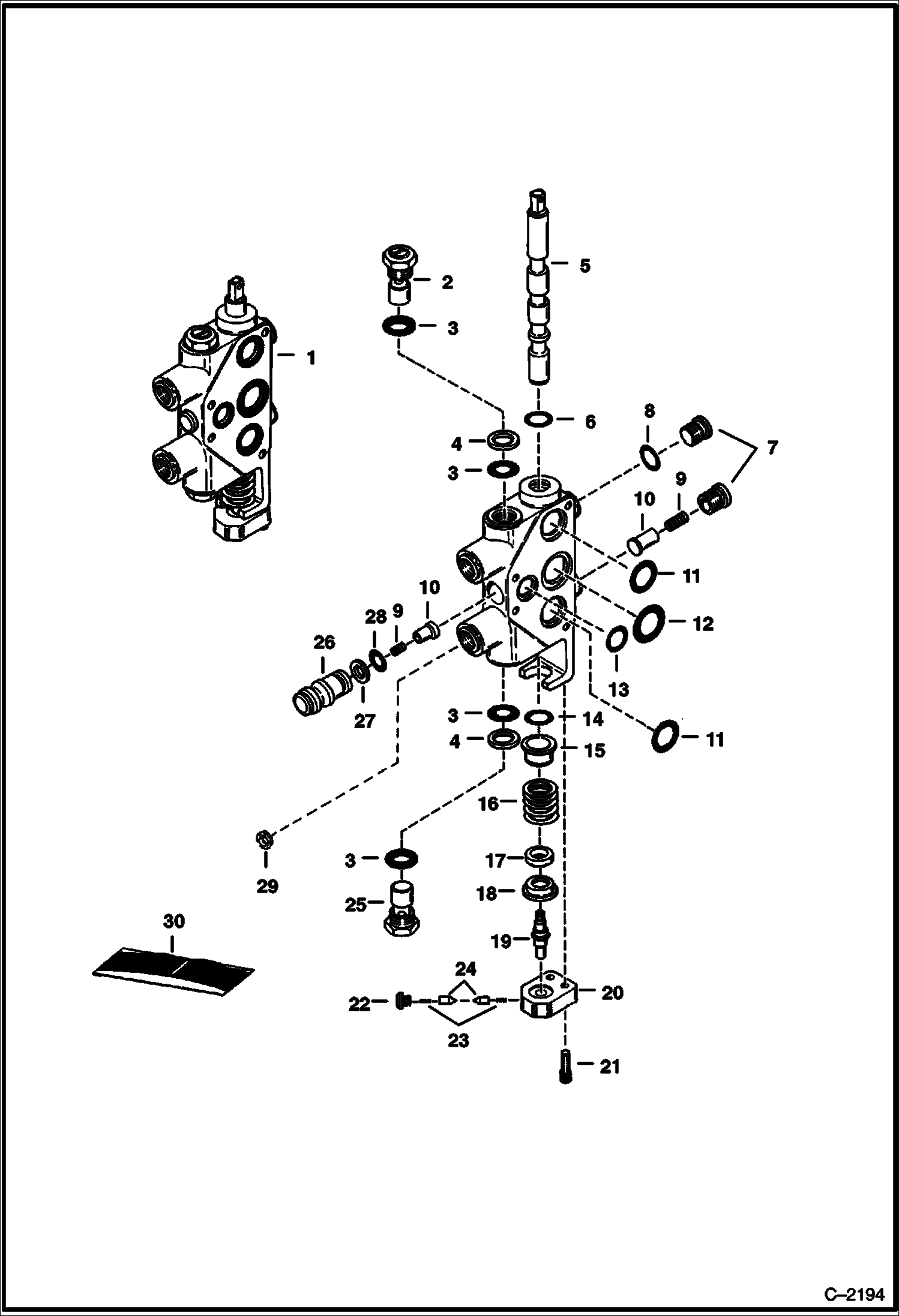 Схема запчастей Bobcat BACKHOE - BACKHOE (Boom Section) (910) (825 Only) 910 BACKHOE