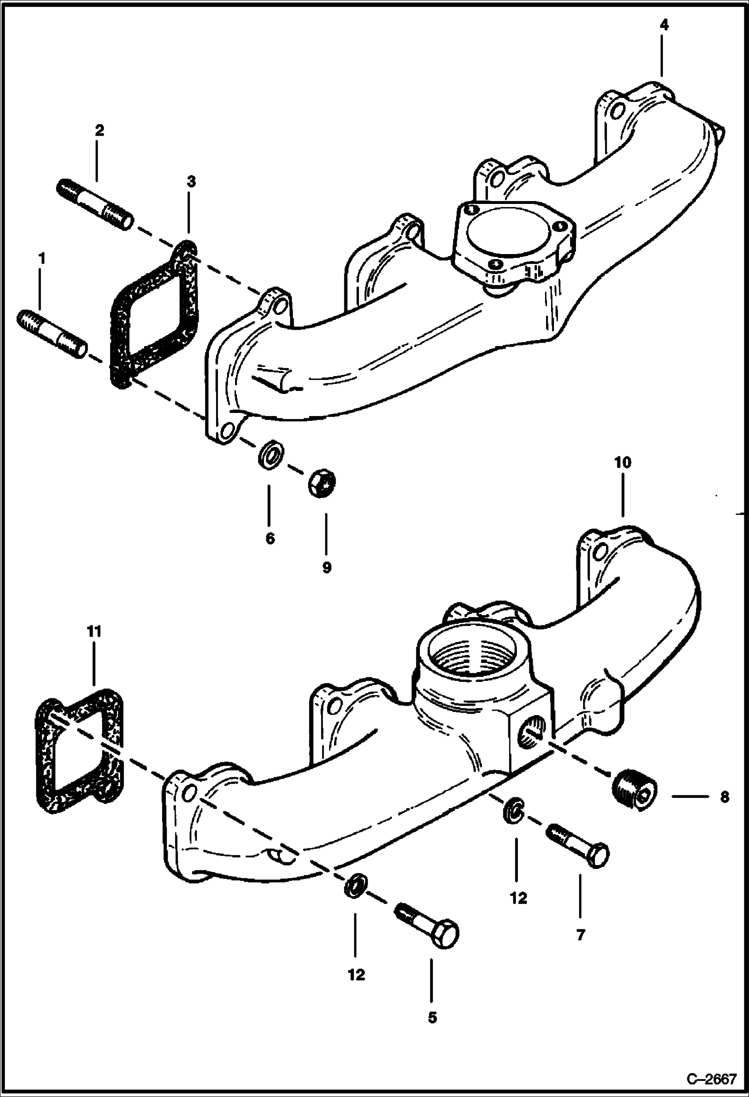 Схема запчастей Bobcat Articulated Loaders - MANIFOLDS POWER UNIT