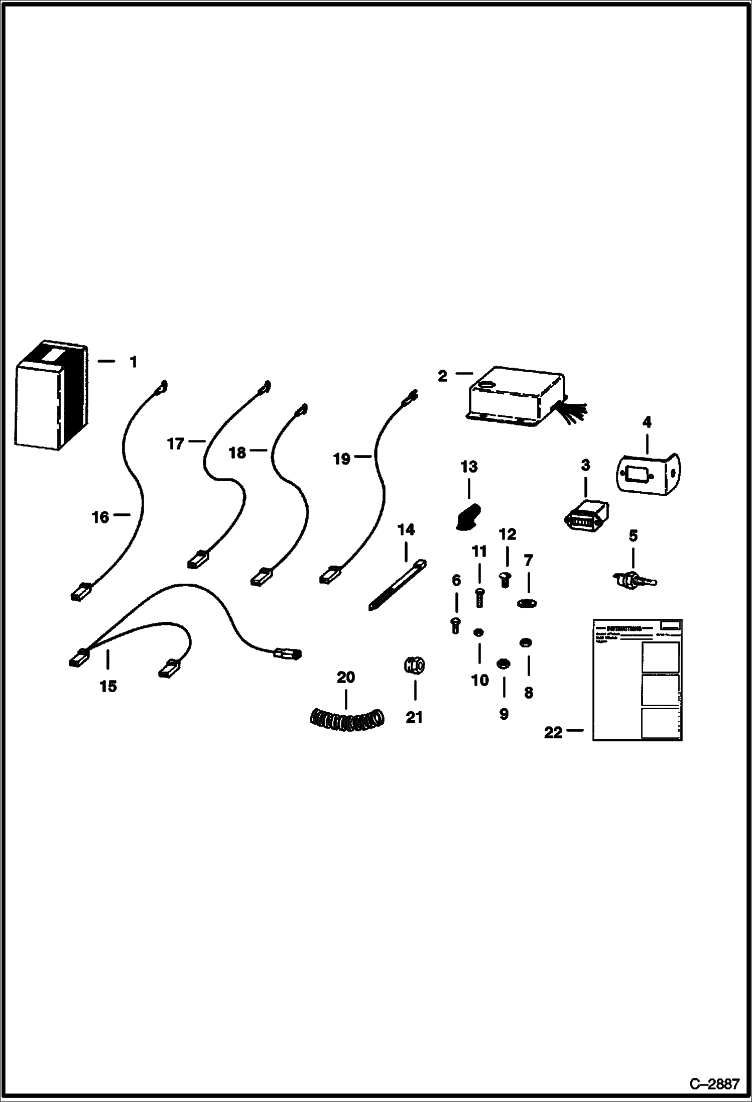 Схема запчастей Bobcat Articulated Loaders - RENTAL KIT (S/N 11176 & Above) ACCESSORIES & OPTIONS
