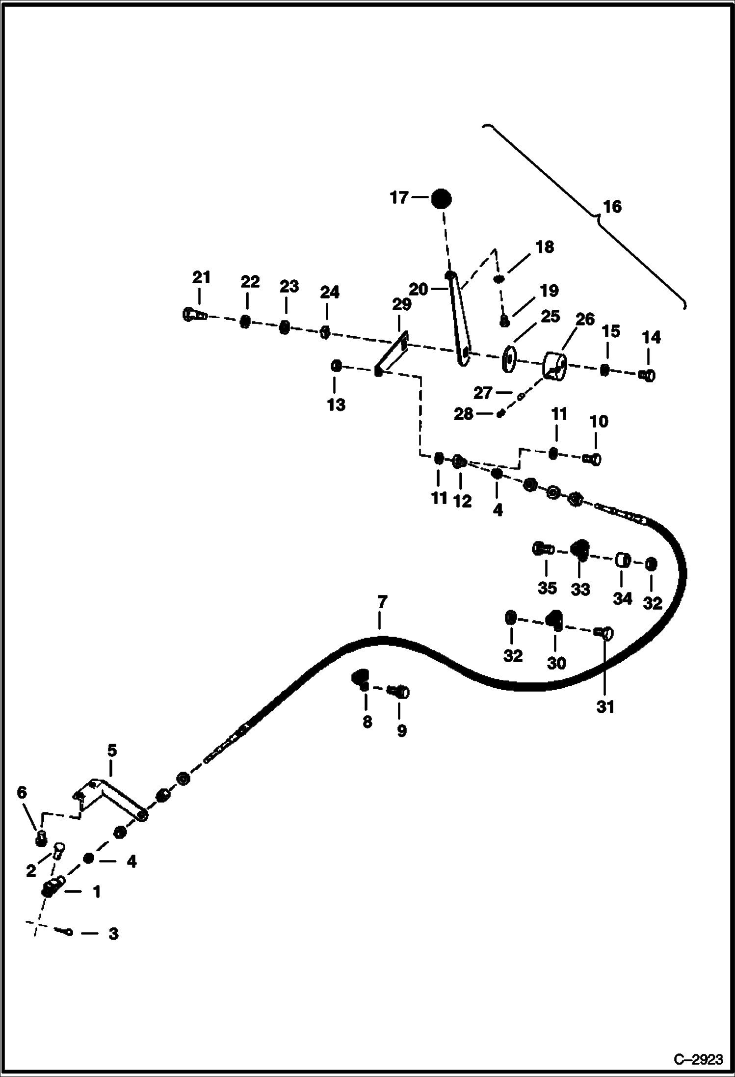 Схема запчастей Bobcat 900s - THROTTLE POWER UNIT