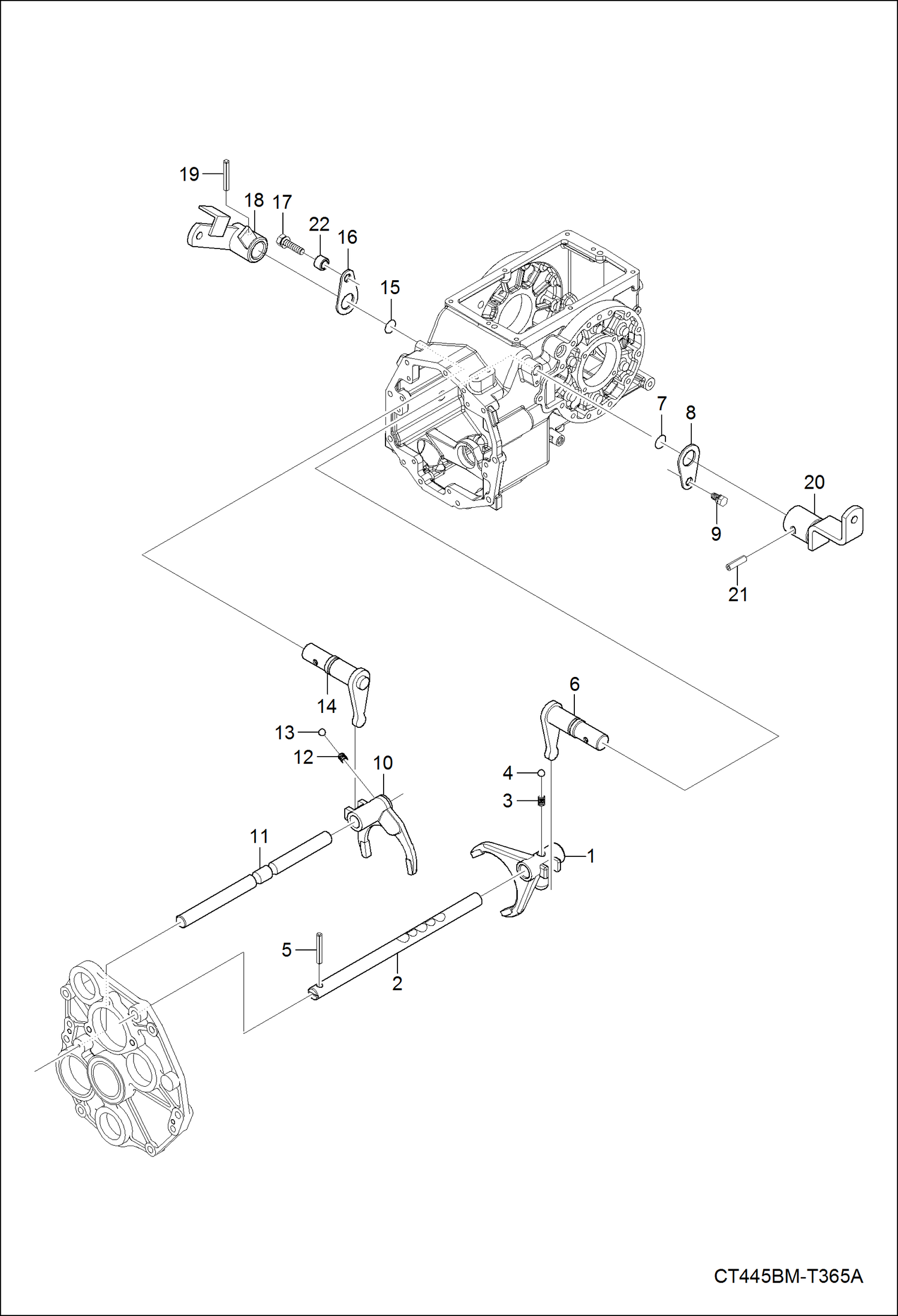 Схема запчастей Bobcat CT335 - RANGE FORK GROUP DRIVE TRAIN