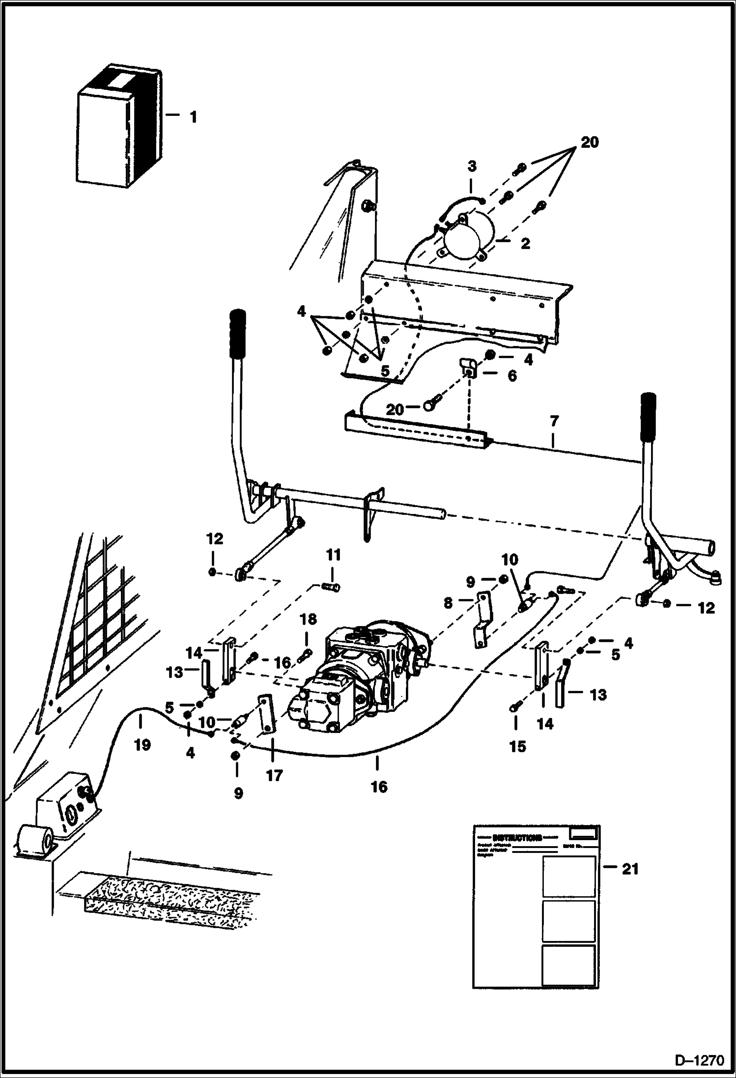 Схема запчастей Bobcat 600s - BACK-UP ALARM ACCESSORIES & OPTIONS
