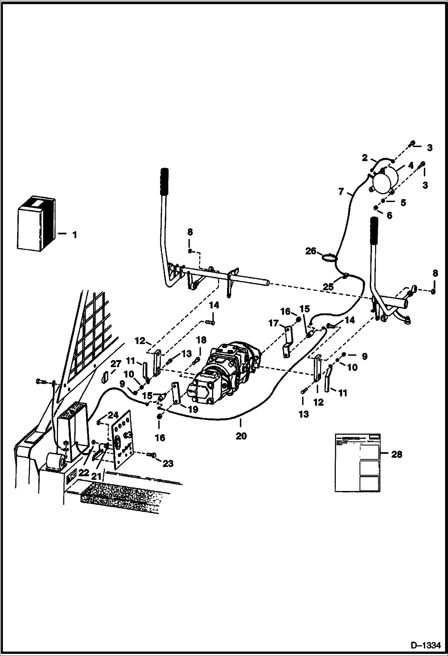 Схема запчастей Bobcat 700s - BACK-UP ALARM ACCESSORIES & OPTIONS