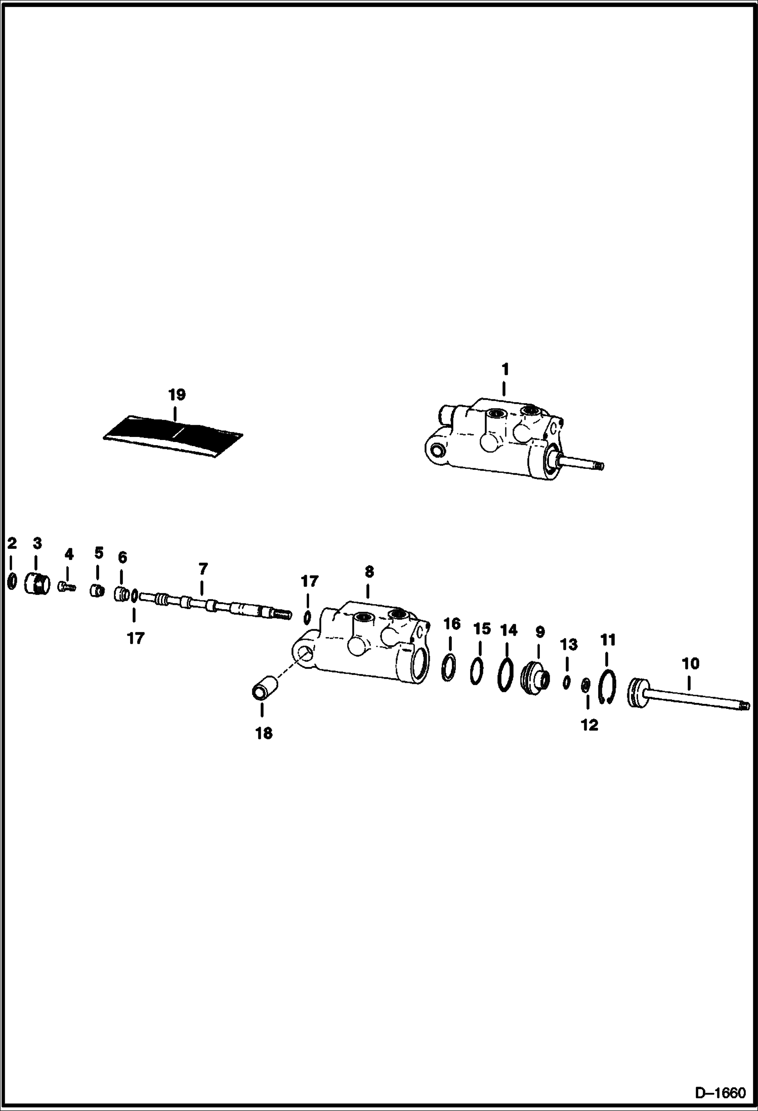 Схема запчастей Bobcat 800s - SERVO (S/N 26001 & Above) HYDROSTATIC SYSTEM