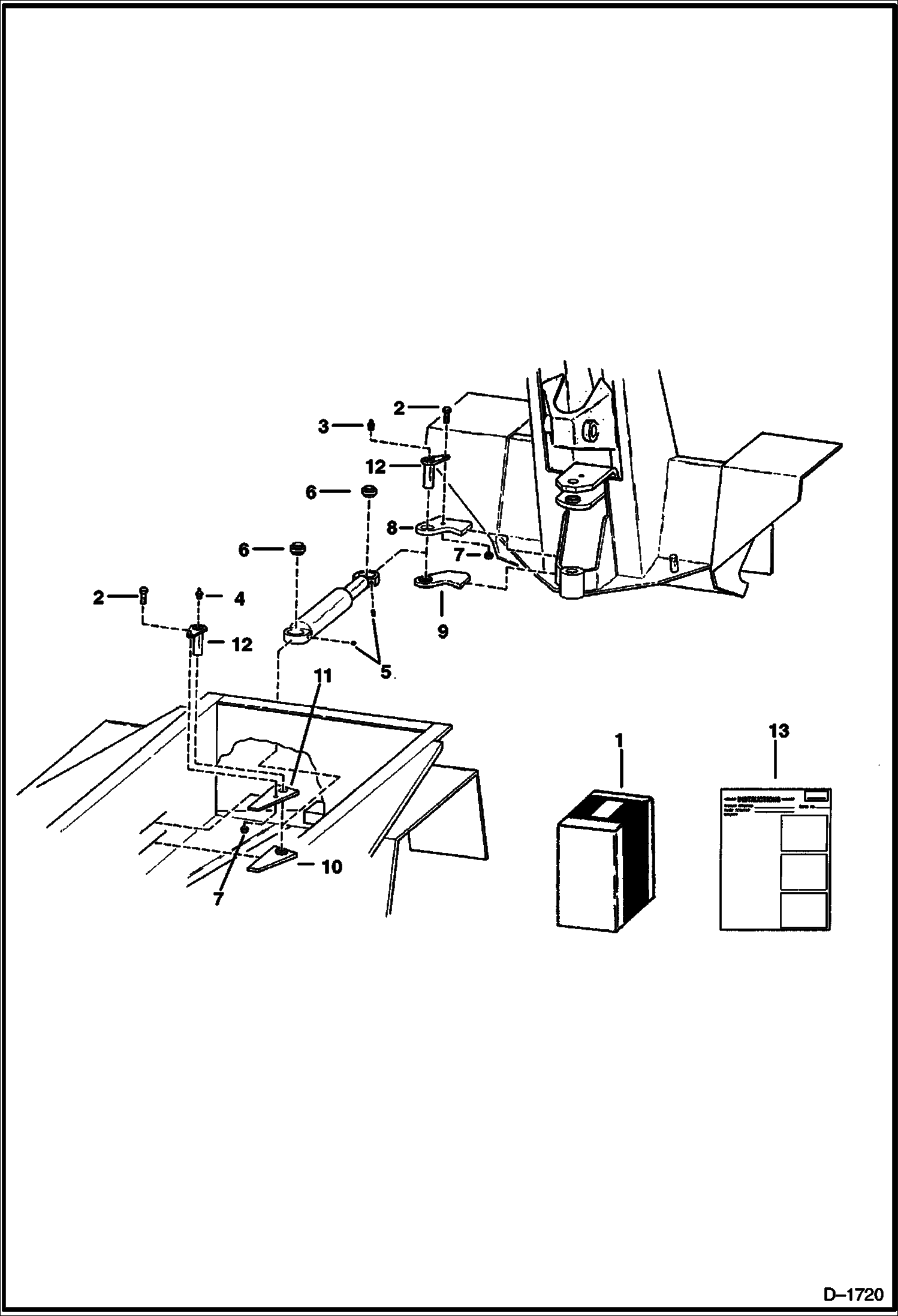 Схема запчастей Bobcat Articulated Loaders - STEERING CYLINDER KIT ACCESSORIES & OPTIONS