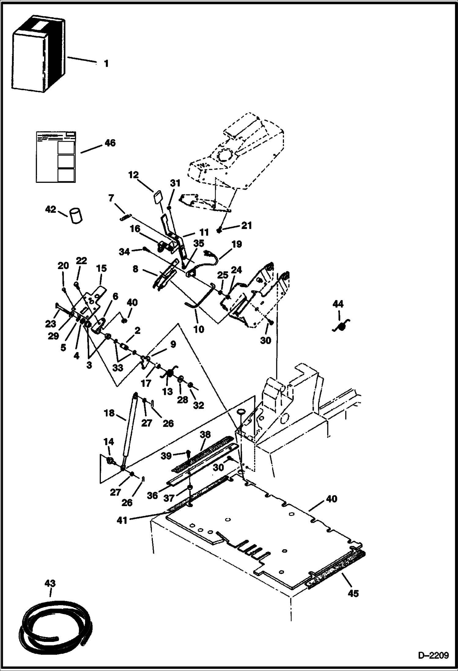 Схема запчастей Bobcat 320 - RIGHT HAND ENTRY KIT ACCESSORIES & OPTIONS