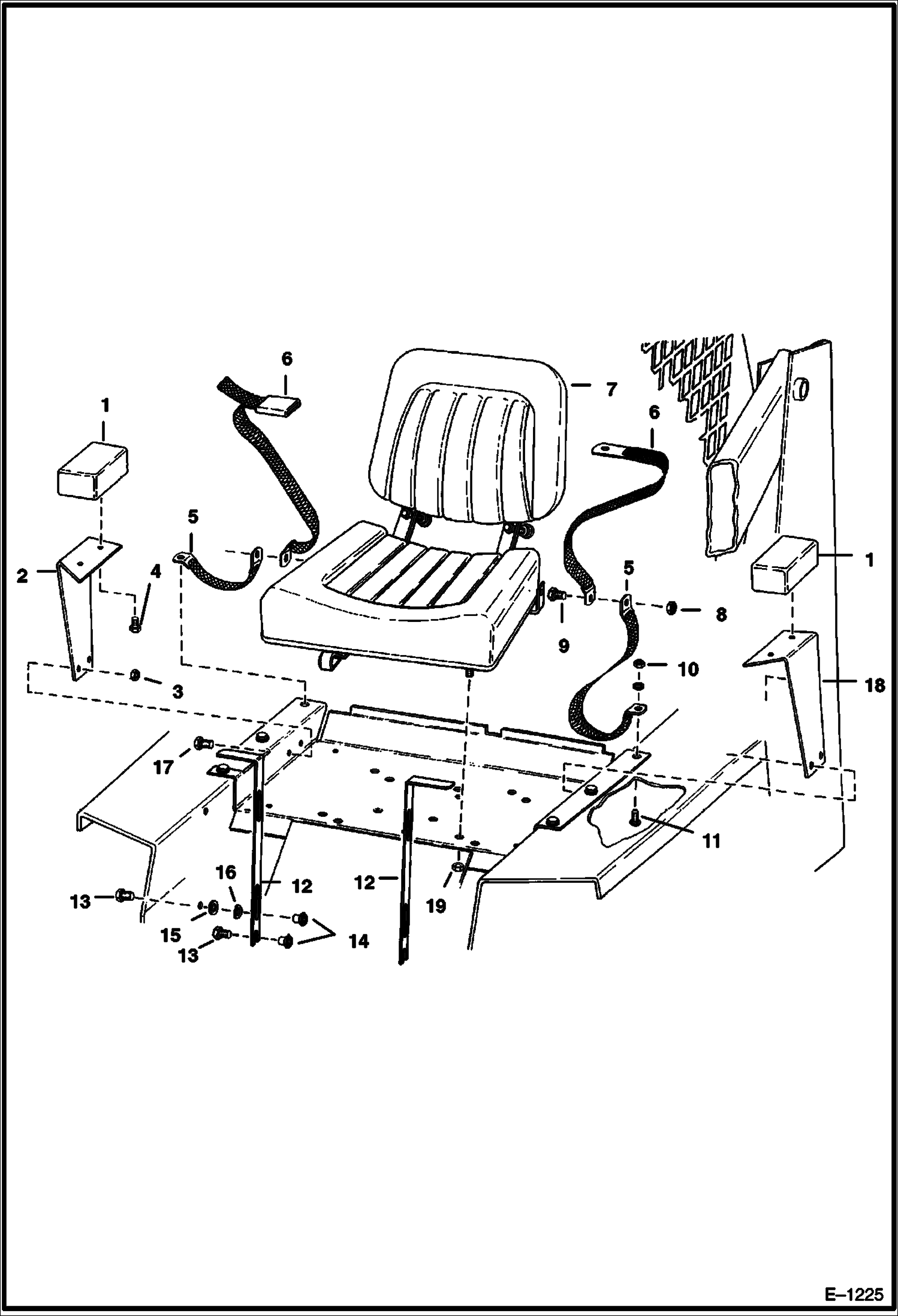 Схема запчастей Bobcat 500s - PANELS For European Export Kit ACCESSORIES & OPTIONS