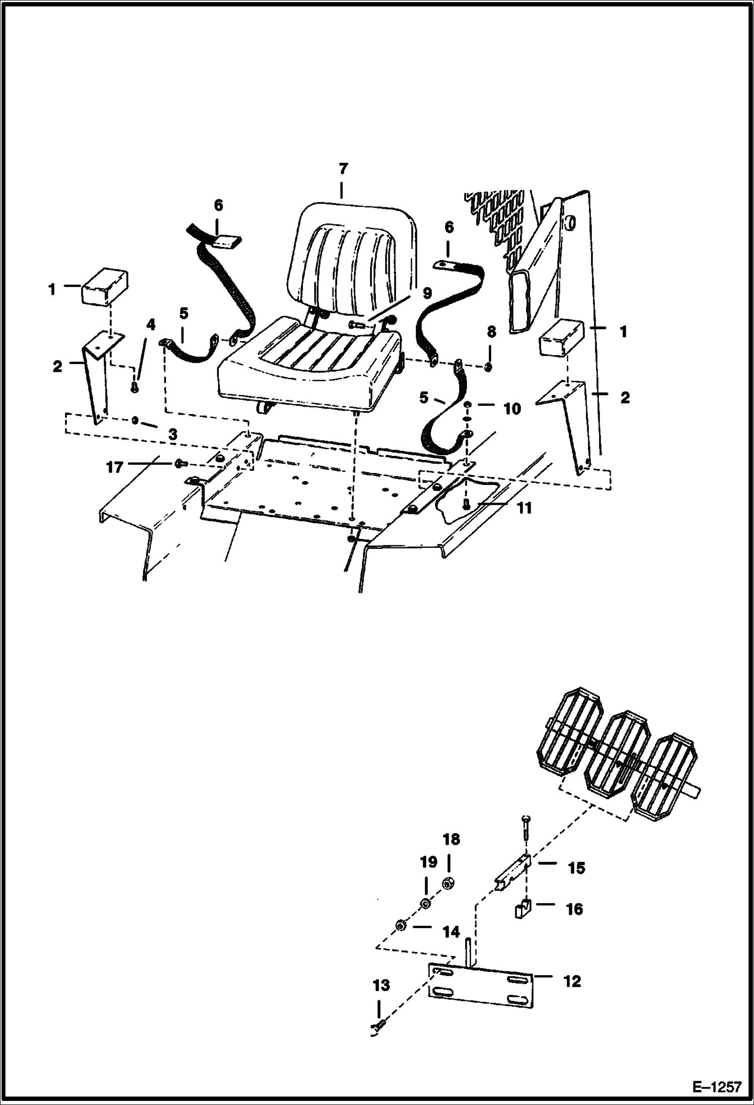Схема запчастей Bobcat 800s - EUROPEAN ACCESSORIES (Panels) ACCESSORIES & OPTIONS