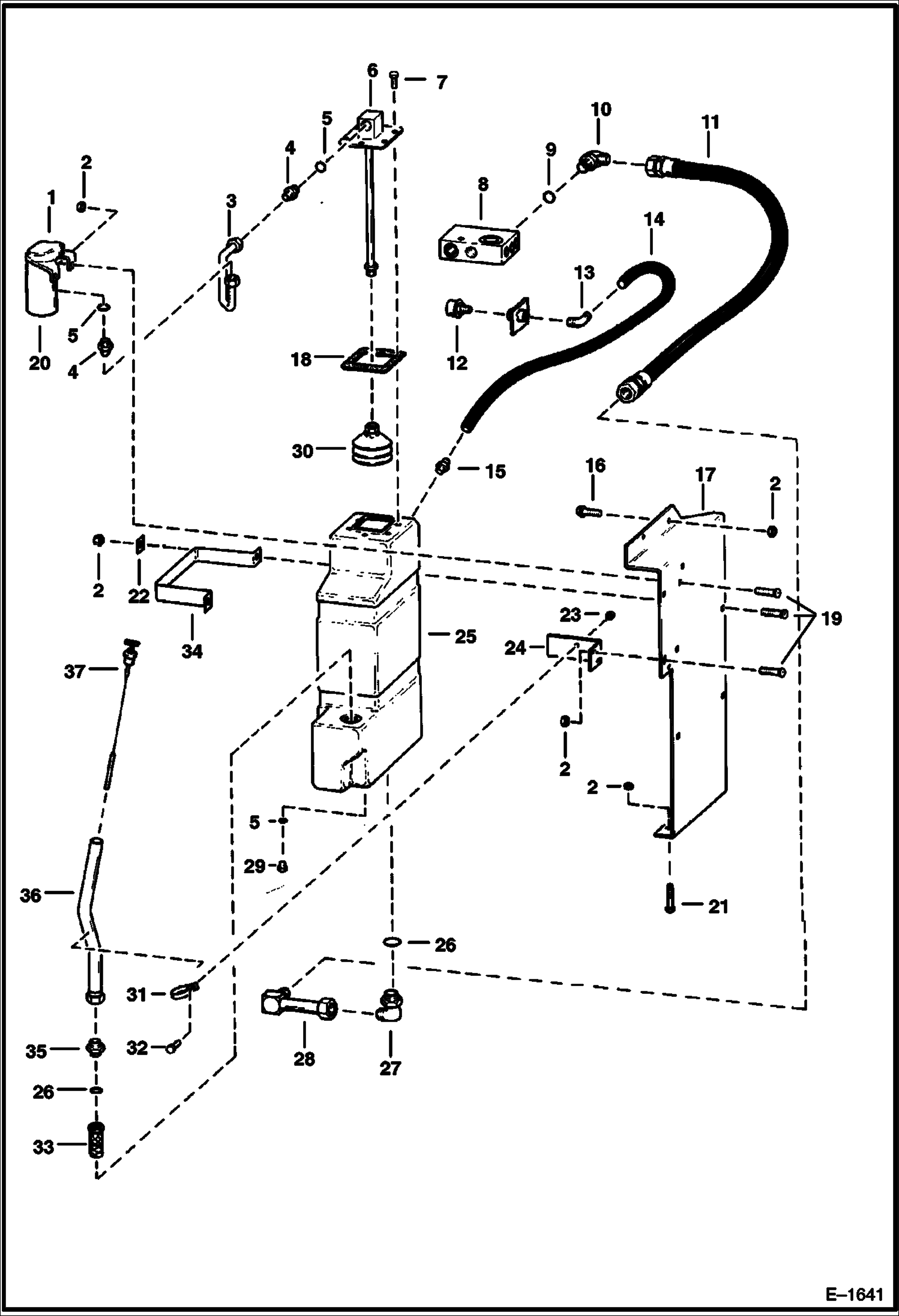 Схема запчастей Bobcat Articulated Loaders - HYDRAULIC OIL TANK (S/N 13127 & Above) HYDROSTATIC SYSTEM