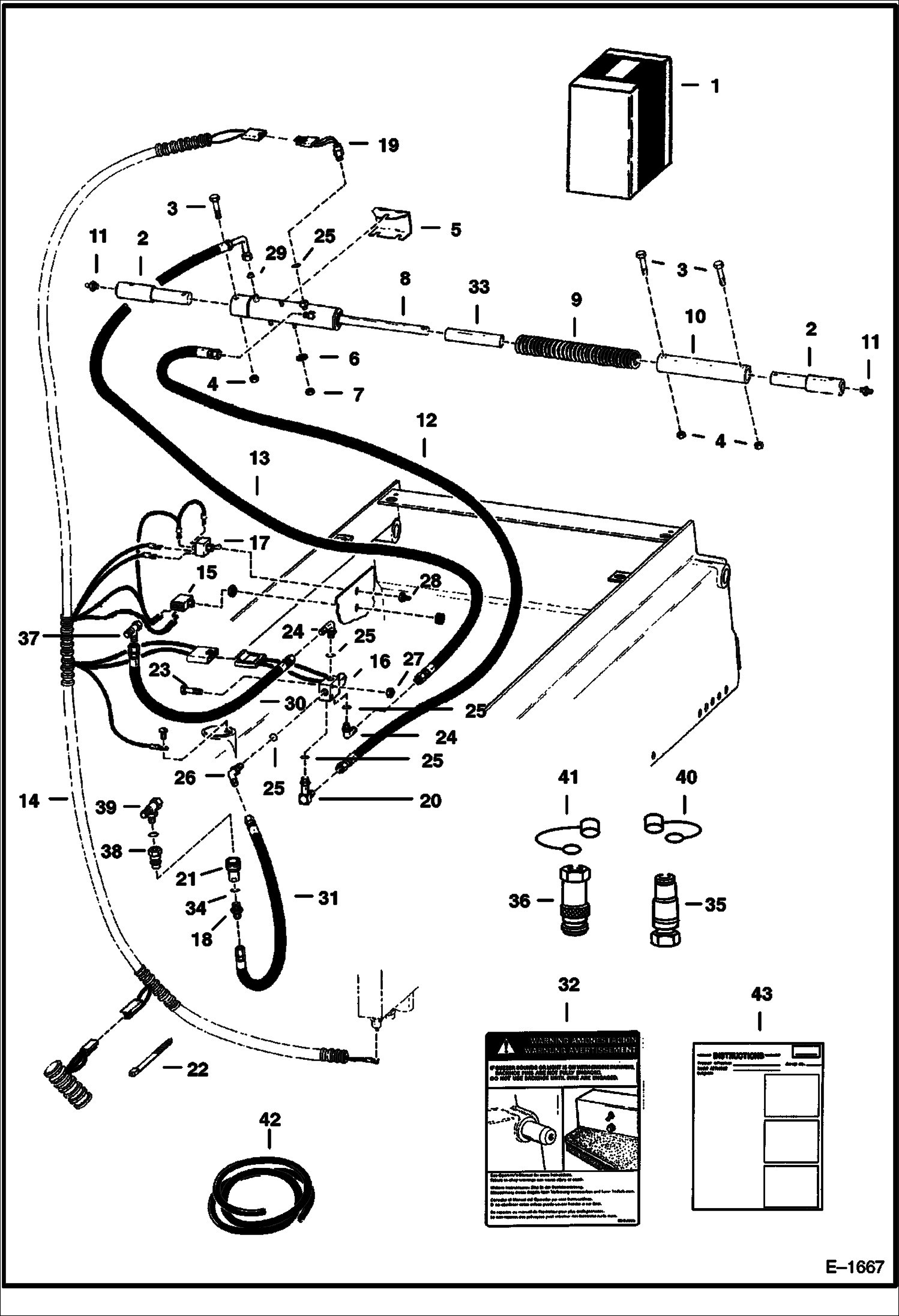 Схема запчастей Bobcat BACKHOE - BACKHOE (Mounting Kit) (911C) 911C BACKHOE