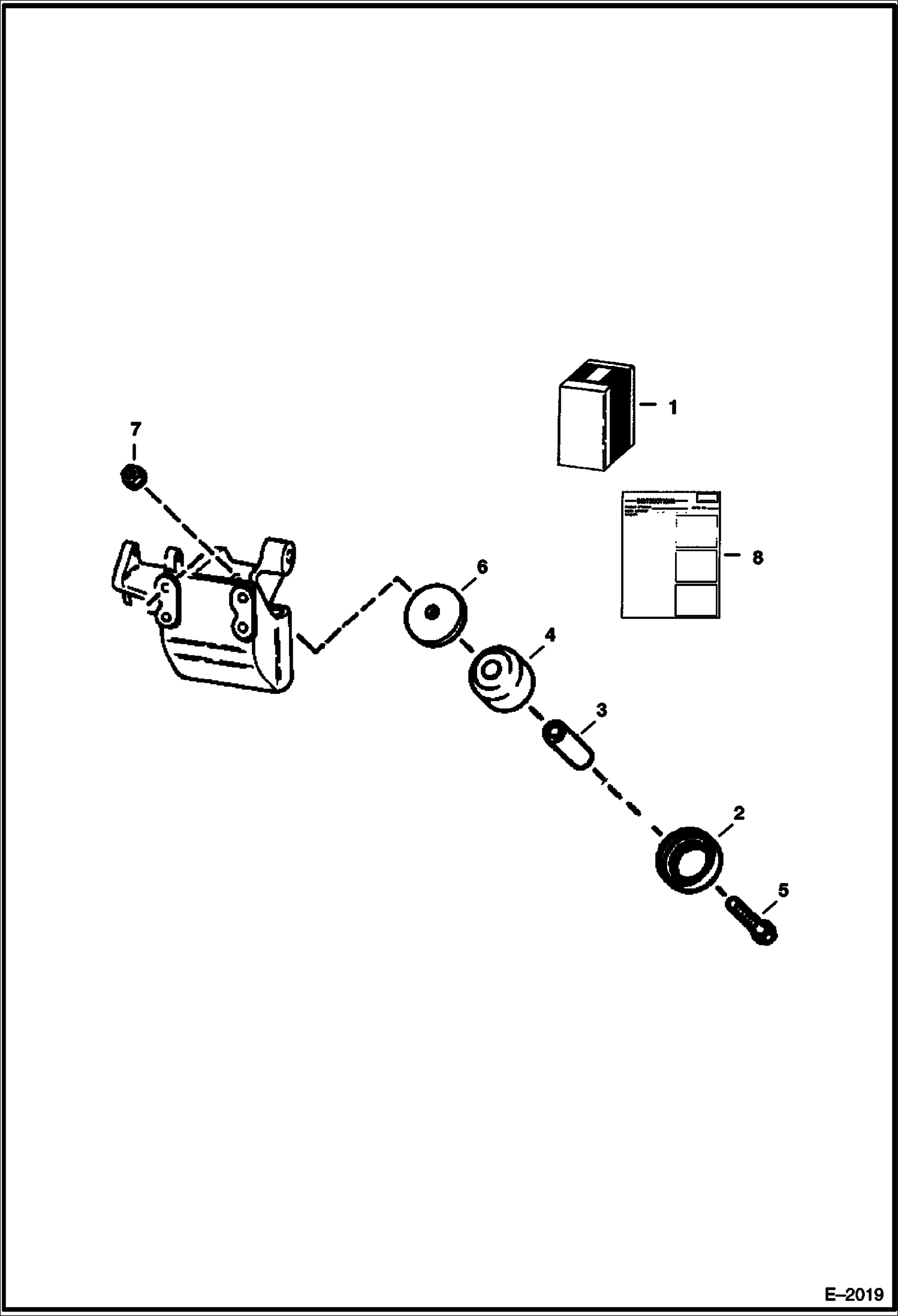 Схема запчастей Bobcat 700s - ENGINE MOUNT KITS (For Rough Applications) ACCESSORIES & OPTIONS