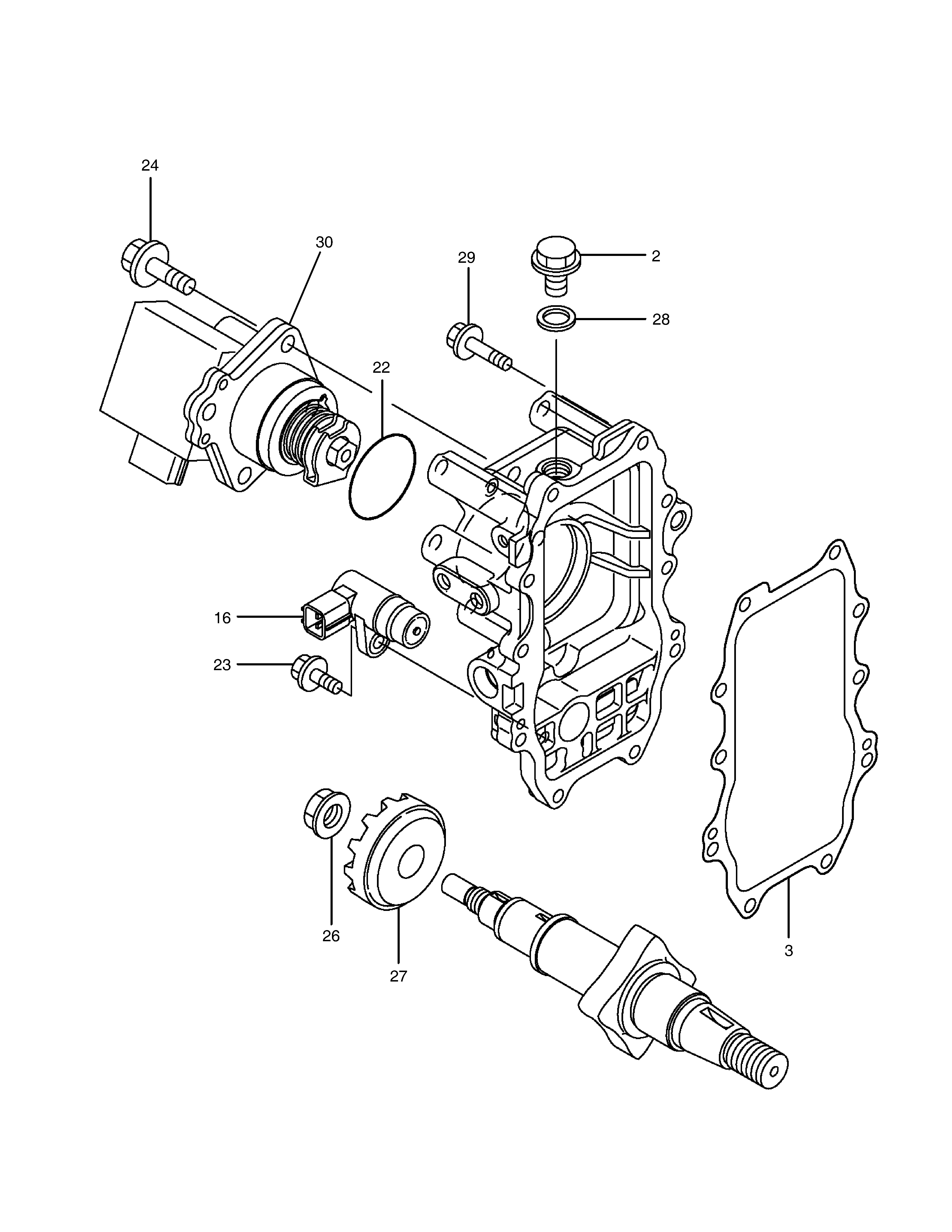 Схема запчастей Bobcat E62 - GOVERNOR POWER UNIT