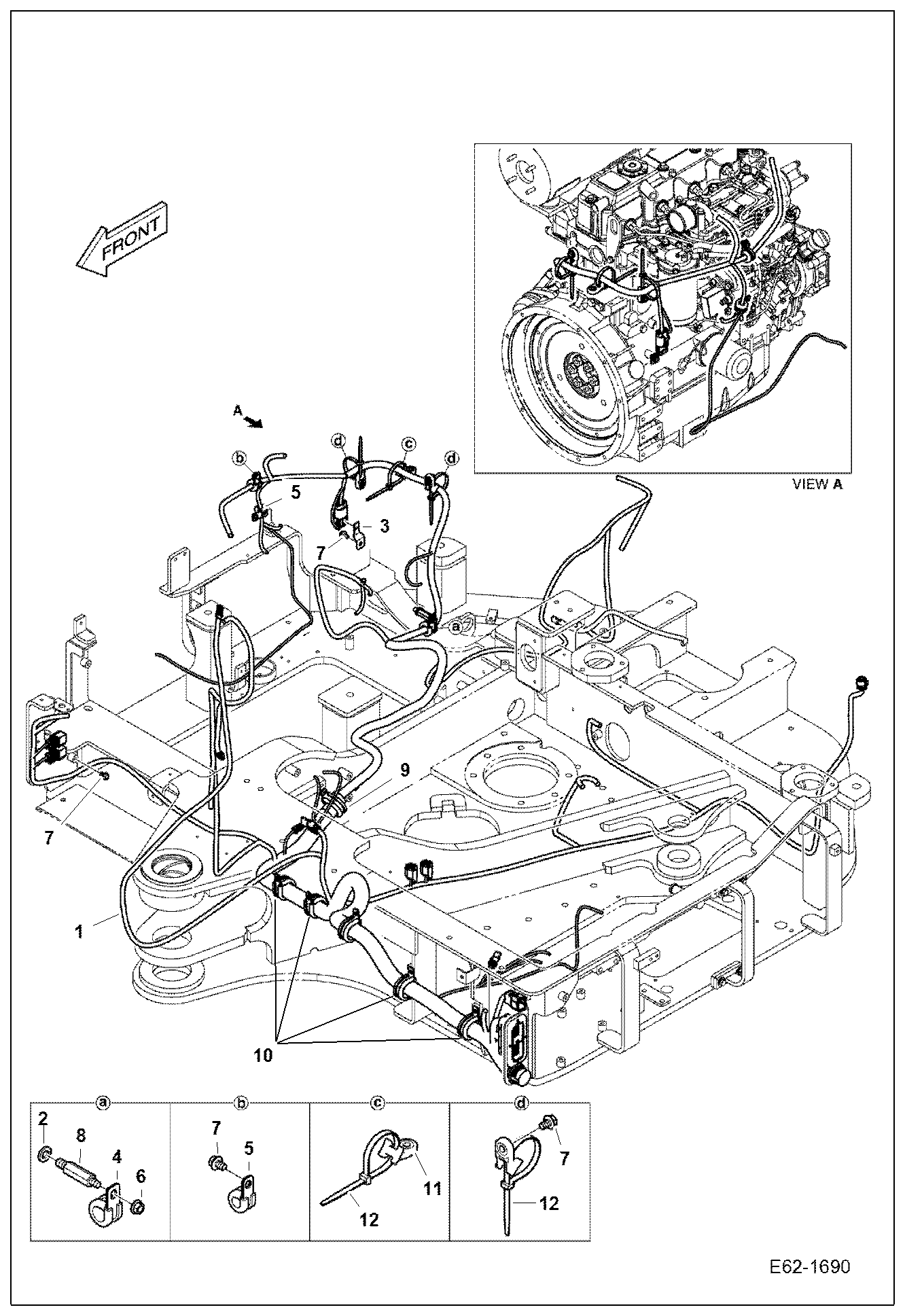 Схема запчастей Bobcat E62 - ELECTRICAL ELECTRICAL SYSTEM