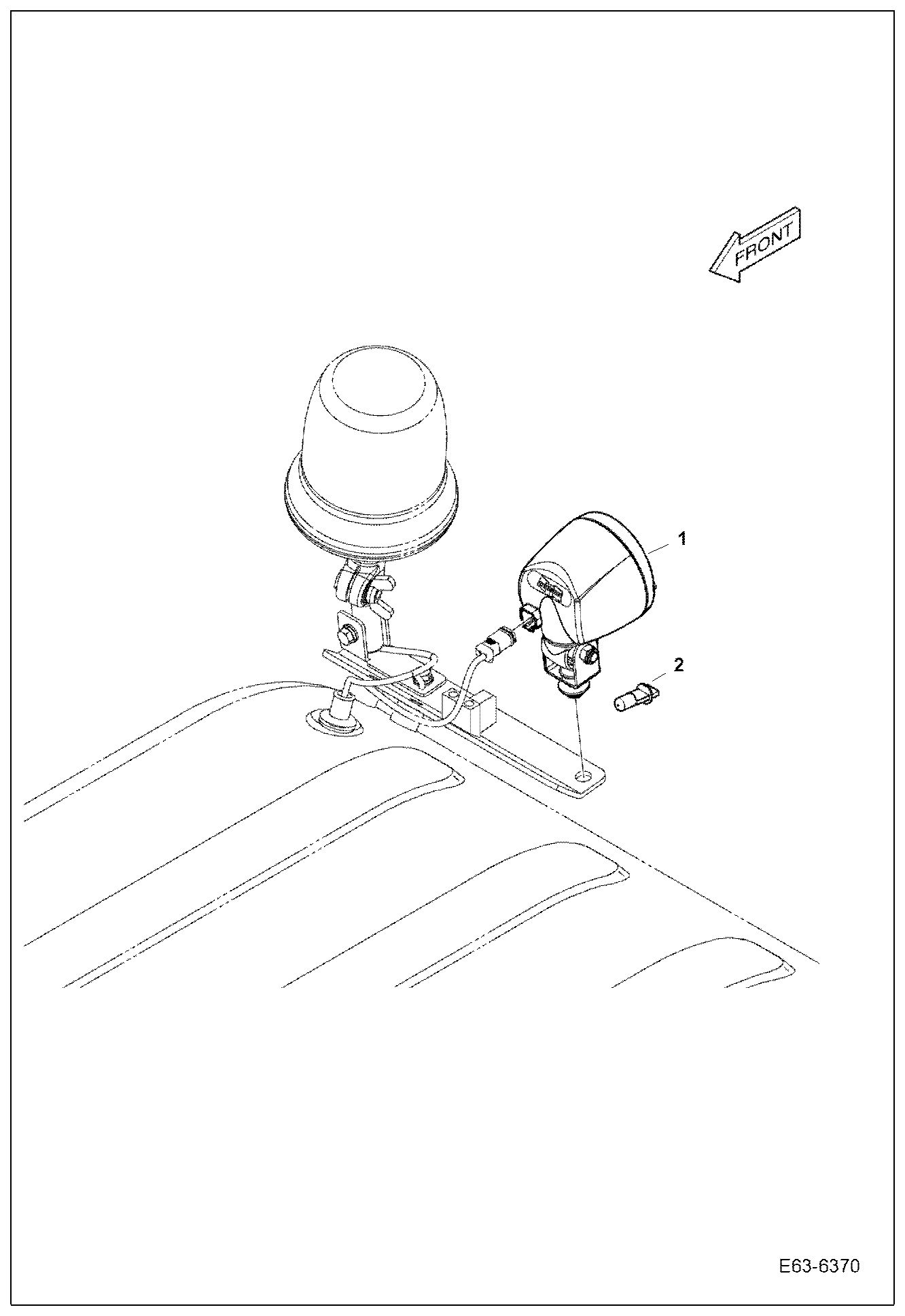 Схема запчастей Bobcat E62 - CAB LIGHT ACCESSORIES & OPTIONS