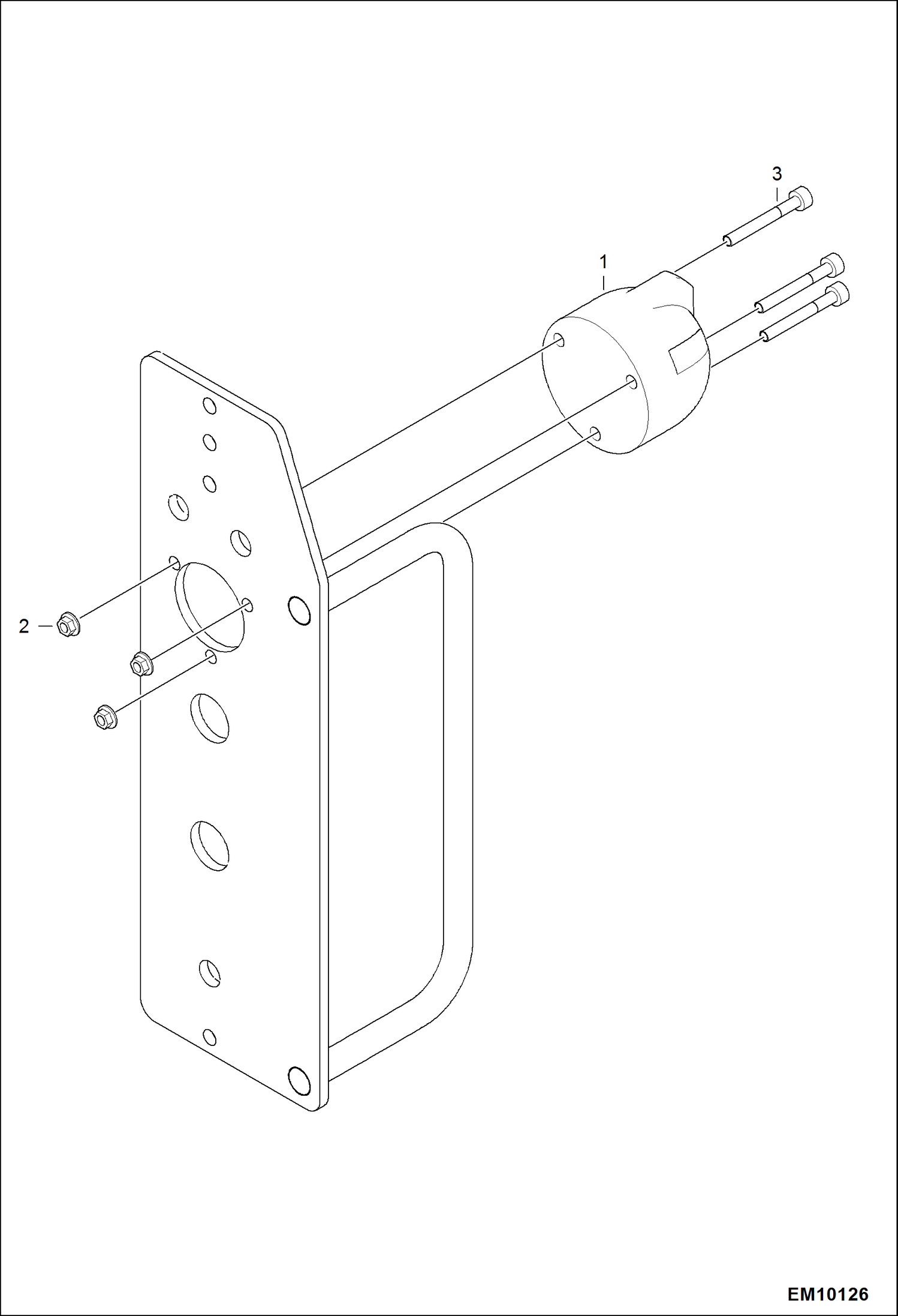 Схема запчастей Bobcat T40140 - REAR ELECTRIC PLUG ACCESSORIES & OPTIONS