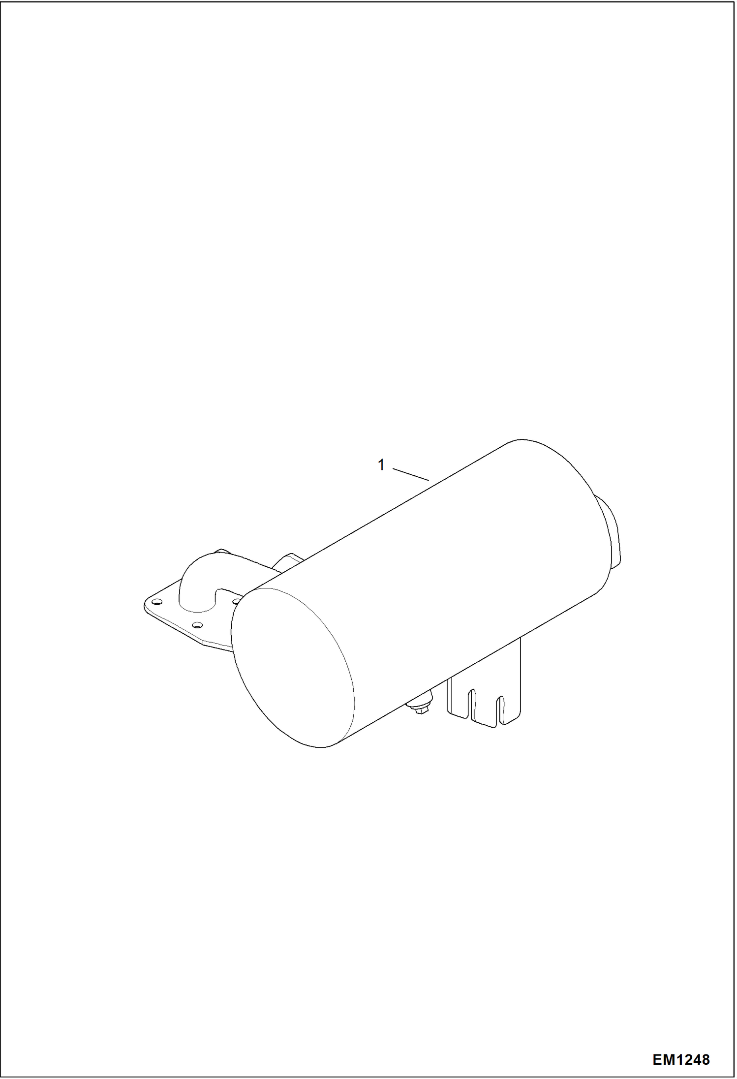 Схема запчастей Bobcat 319 - PURIFIER MUFFLER ACCESSORIES & OPTIONS